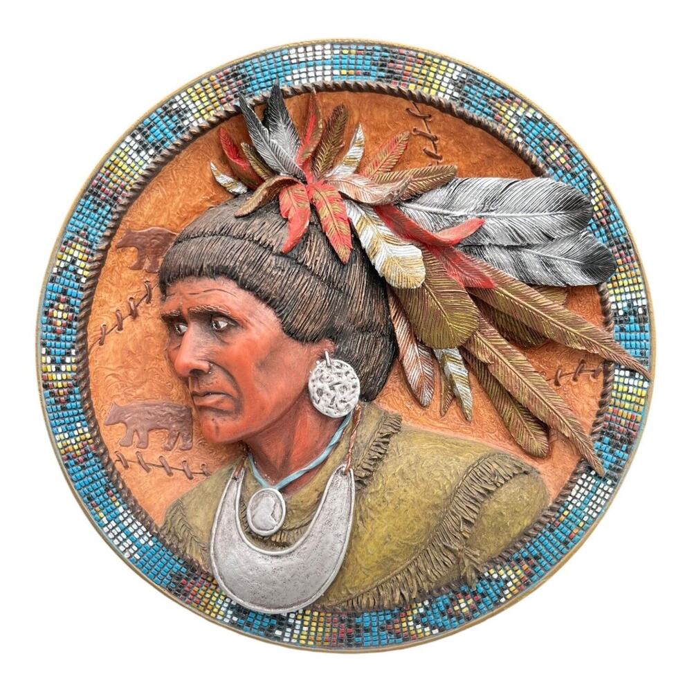 TECUMSEH *Bradford Exchange* Native American Legenda's~Chiefs Of Destiny 79A EUC